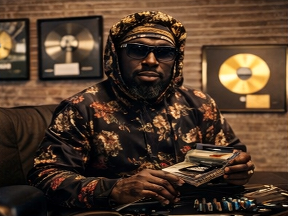 AI-assisted editorial image of Yasheen Vickers in a plaque room.